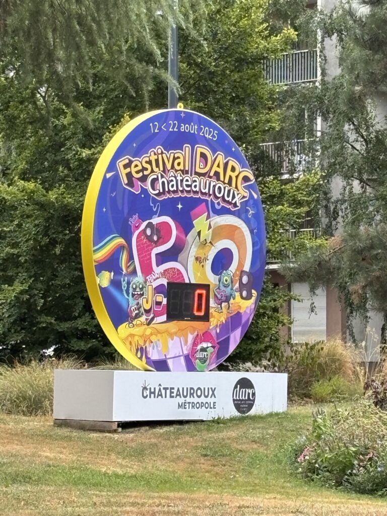 Notre Décompteur fête la musique et les 50 ans du Festival DARC